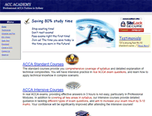 Tablet Screenshot of accacademy.org